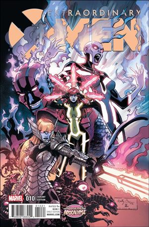 Extraordinary X-Men issue 10-B Reilly Brown Horsmen of Apocalypse Cover