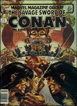 Savage Sword of Conan the Barbarian (Base Set) card 39 Cover Issue #93
