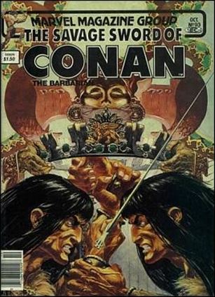 Savage Sword of Conan the Barbarian (Base Set) card 39 Cover Issue #93
