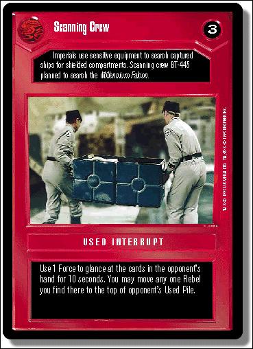 Star Wars: Premiere Limited (Base Set) card 114 Scanning Crew