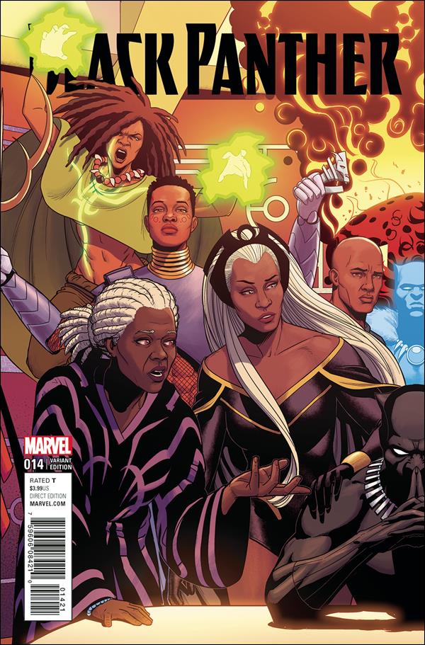 Black Panther (2016) issue 14-B Jamie McKelvie Connecting Cover