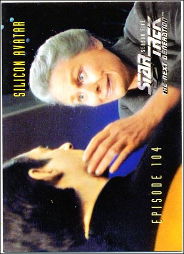 Star Trek: The Next Generation - The Episode Collection Season Five (Base Set) card 441 Silicon Avatar, Episode 104C