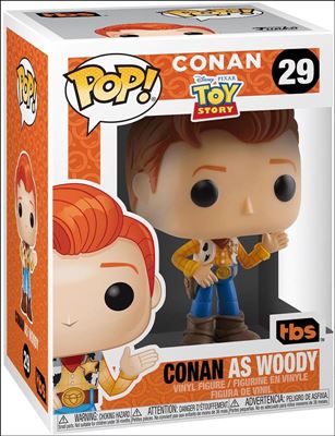 POP! Conan figure 29 Conan as Woody SDCC 2019