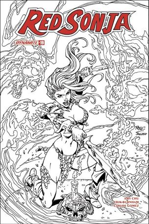 Red Sonja (2017) issue 19-F John Royle 1:10 Black & White Cover