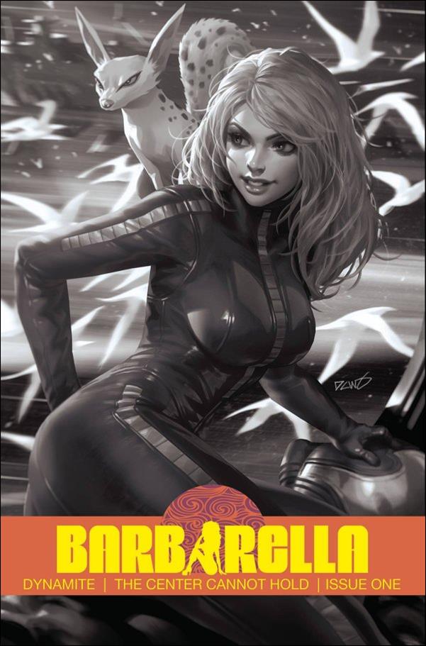 Barbarella: The Center Cannot Hold issue 1-K Derrick Chew 1:15 B&W Cover
