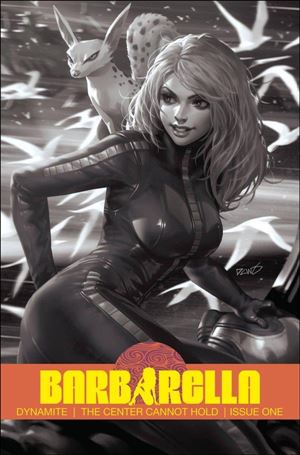 Barbarella: The Center Cannot Hold issue 1-K Derrick Chew 1:15 B&W Cover