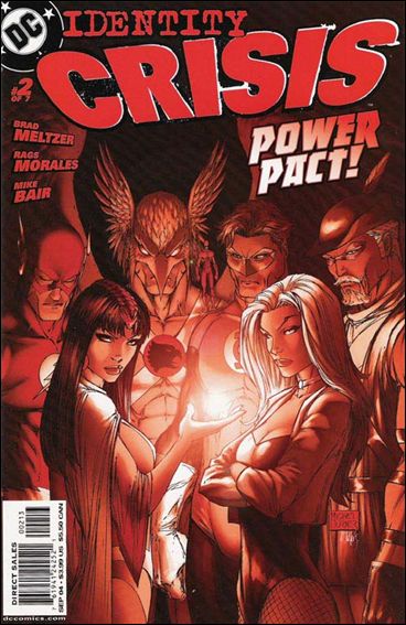 Identity Crisis issue 2-C Michael Turner Red Cover (3rd Printing)