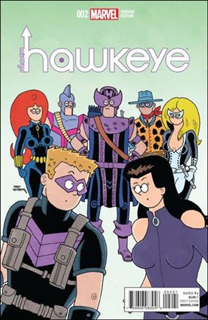 All-New Hawkeye (2016) issue 2-B Fred Hembeck 1:10 Cover