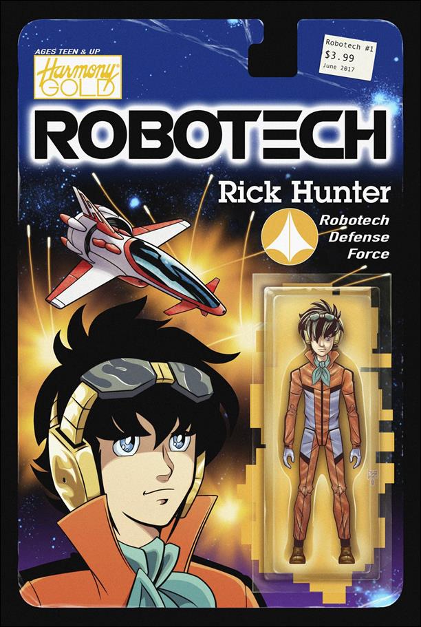 Robotech (2017) issue 1-C Blair Shedd Action Figure Cover
