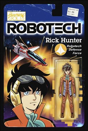 Robotech (2017) issue 1-C Blair Shedd Action Figure Cover