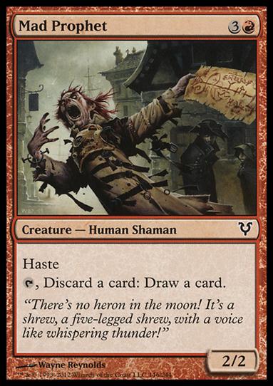 Magic the Gathering: Avacyn Restored (Base Set) card 146 Mad Prophet