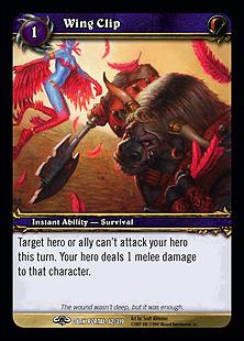 World of Warcraft: Through the Dark Portal (Base Set) card 42 Wing Clip