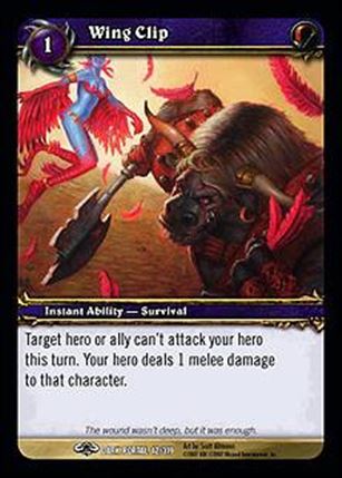 World of Warcraft: Through the Dark Portal (Base Set) card 42 Wing Clip
