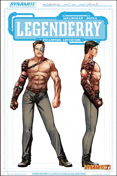 Legenderry: A Steampunk Adventure issue 7-C Johnny Desjardins 1:50 $6,000 Man Cover