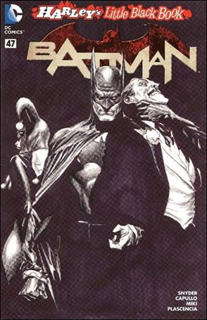 Batman (2011) issue 47-D Unbagged Alex Ross Black & White Cover