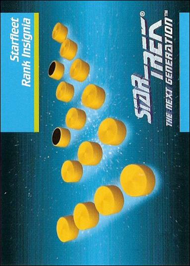 Star Trek: The Next Generation - Inaugural Edition (Base Set) card 76 Starfleet Rank Insignia