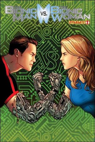 Bionic Man vs the Bionic Woman issue 1-B Sean Chen Cover
