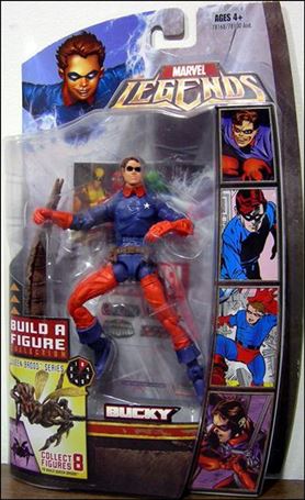 Marvel Legends (Queen Brood Series) figure 2-B Bucky (Black Eyes)