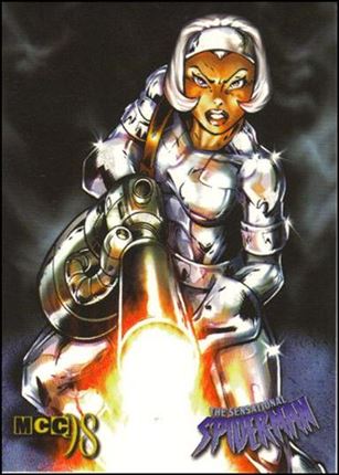 Marvel Creators Collection '98 (Base Set) card 14 Sensational Spider-Man: Silver Sable