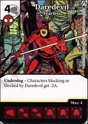Marvel Dice Masters Amazing Spider-Man card 114 Daredevil: Fearless