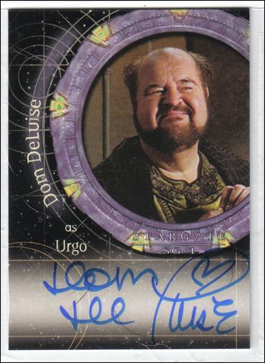 Stargate SG-1: Season 7 (Autograph Subset) card A59 Dom DeLuise as Urgo (Limited)
