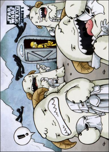 Star Wars Galaxy: Series 5 (Base Set) card 33 Wampa Breakfast