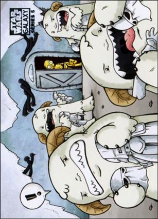 Star Wars Galaxy: Series 5 (Base Set) card 33 Wampa Breakfast
