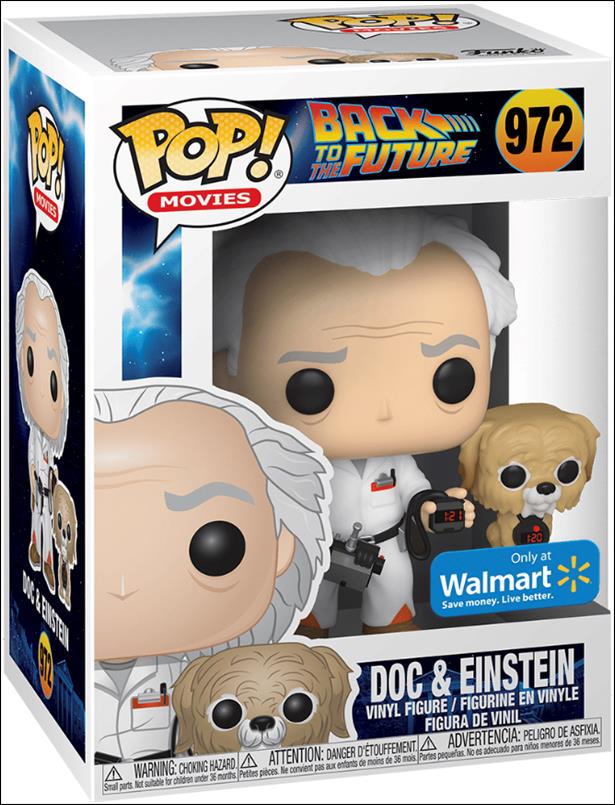 POP! Movies figure 972 Doc & Einstein Walmart Exclusive