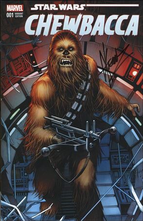Chewbacca  issue 1-J DF Dale Keown AOD Collectables Signed Cover