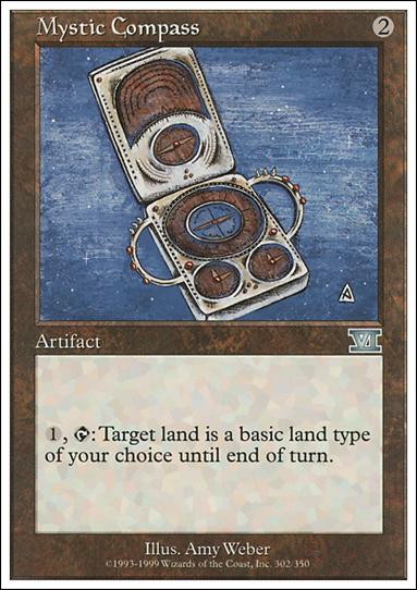 Magic the Gathering: 6th Edition (Base Set) card 302 Mystic Compass