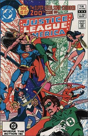 Justice League of America (1960) issue 200 Wraparound Cover