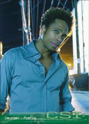 CSI: Crime Scene Investigation - Series One (Base Set) card 58 Dourdan - Profile