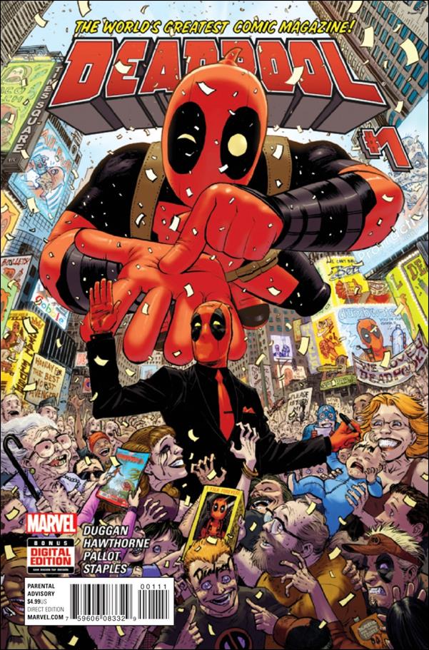 Deadpool (2016) issue 1 Tony Moore Cover