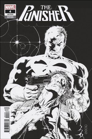 Punisher (2018) issue 4-C Mike Zeck Hidden Gem Black and White 1:250 Cover