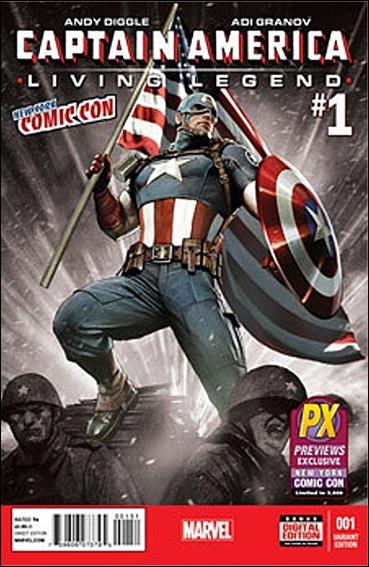 Captain America: Living Legend issue 1-D Adi Granov New York Comic Con / Previews Cover