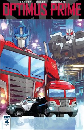 Optimus Prime issue 4-D Nelson Daniel 1:10 Cover
