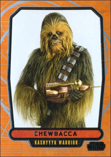 Star Wars Galactic Files (Base Set) card 77 Chewbacca Kashyyyk Warrior