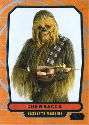 Star Wars Galactic Files (Base Set) card 77 Chewbacca Kashyyyk Warrior