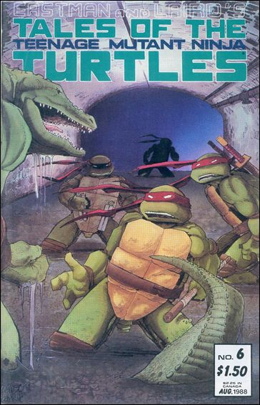 Tales of the Teenage Mutant Ninja Turtles issue 6 Wraparound Cover