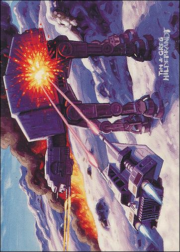 Star Wars: Shadows of the Empire (Base Set) card 95 Dash Battles AT-ATs on Hoth