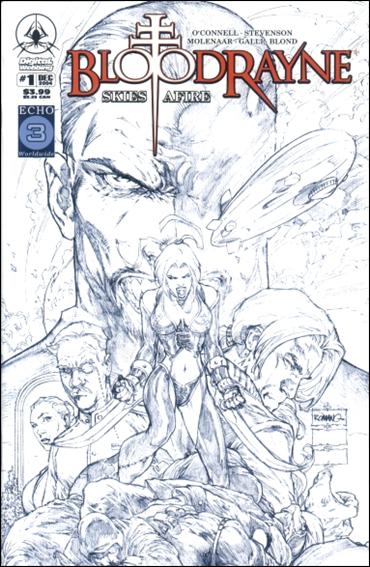 BloodRayne: Skies Afire issue 1-C Blue Line Cover (2nd Printing)