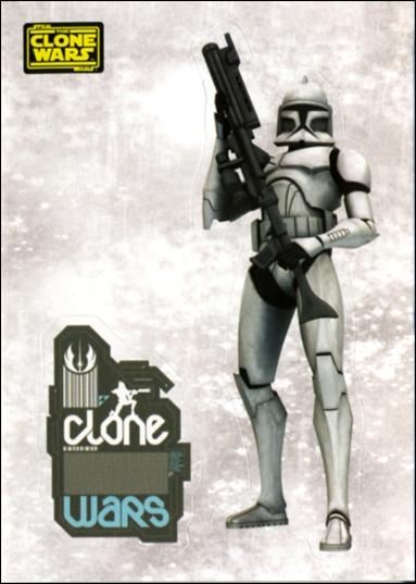 Star Wars: The Clone Wars Trading Card Stickers (Base Set) card 37 Clone Trooper
