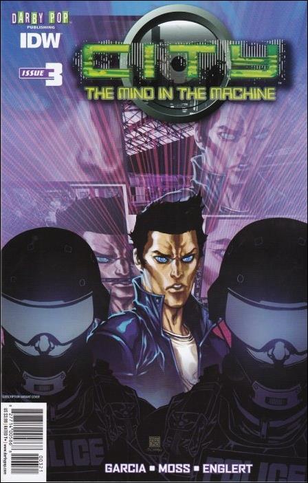 City: The Mind in the Machine issue 3-B Bernard Chang Subscription Cover