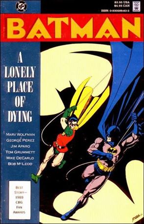 Batman: A Lonely Place of Dying Cover Image 1