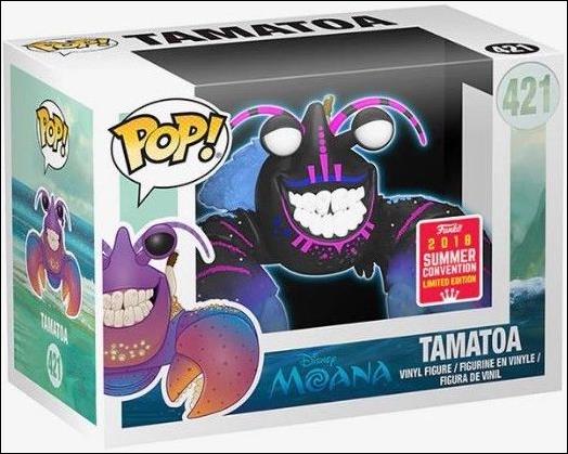 POP! Disney figure 421-C Tamatoa (GITD) 2018 Summer Convention Exclusive
