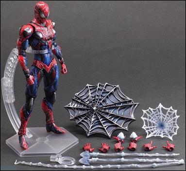 Marvel Universe Variant (Play Arts ~ Kai)  figure 2-B Spider-Man (Loose)