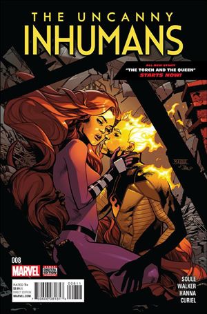 Uncanny Inhumans issue 8 Mahmud Asrar Cover
