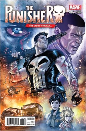 Punisher (2016) issue 7-B Marco Checchetto The Story Thus Far... Cover