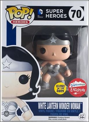 POP! Heroes figure 70-B White Lantern Wonder Woman (GITD) Fugitive Toys 