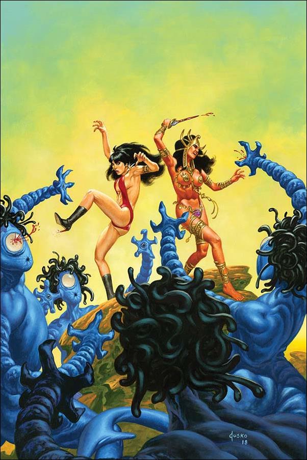 Vampirella/Dejah Thoris issue 2-G Joe Jusko 1:10 Virgin Cover
